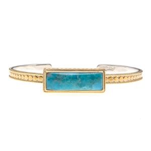 Anna Beck Turquoise Skinny Rectangular Cuff